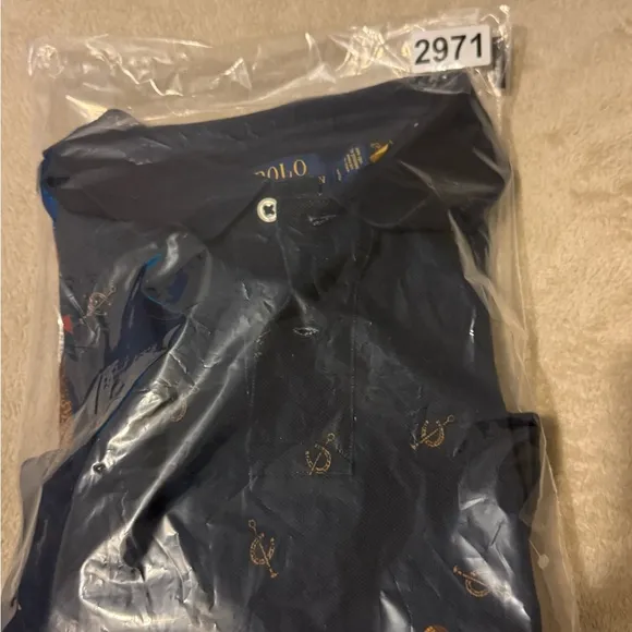 Polo Ralph Lauren &quot;Horse Saddle and Boots&quot; Graphic Short Sleeve Polo Shirt Large