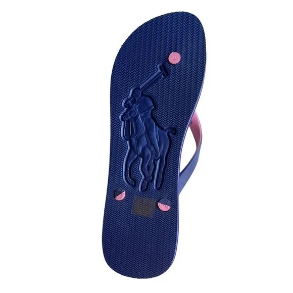 POLO Ralph Lauren Men’s Size 13 Bolt Tropical Flip Flop thongs Sandals New