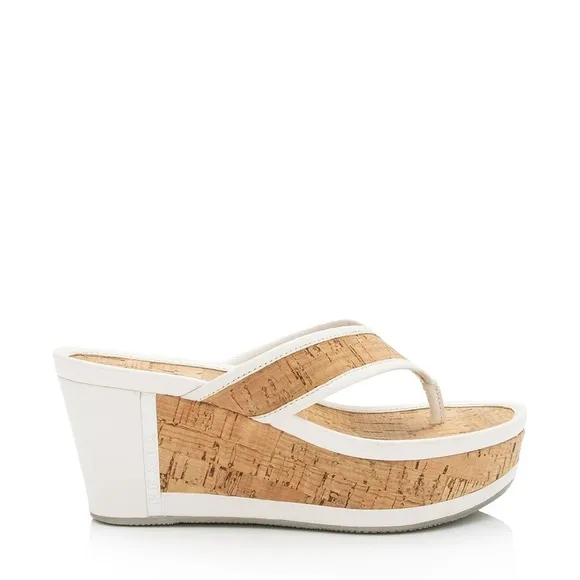 Prada Cork Platform Wedges - Size 9.5