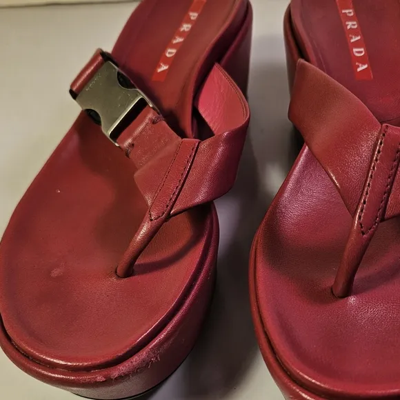Prada Sport Sandals, Size 36, Pink, Dust Bag Included - Authentic