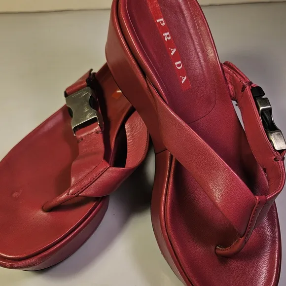 Prada Sport Sandals, Size 36, Pink, Dust Bag Included - Authentic