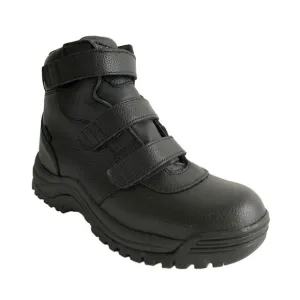 Propet Boots Men Size 10.5W Black Leather High-top Waterproof Wide Width Shoes