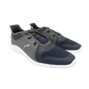 Puma Men's Ignite Fasten8 Disc Golf Shoe Navy/Silver Size 14M