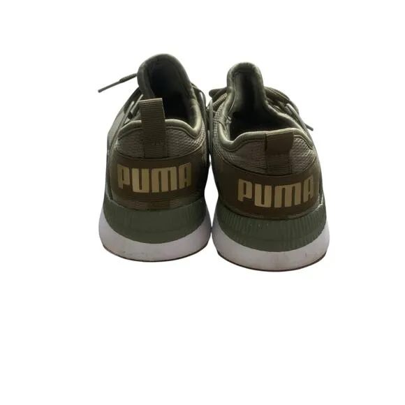 Puma Olive Green Sneakers - Lightweight, Stylish, and Comfortable Size: 9