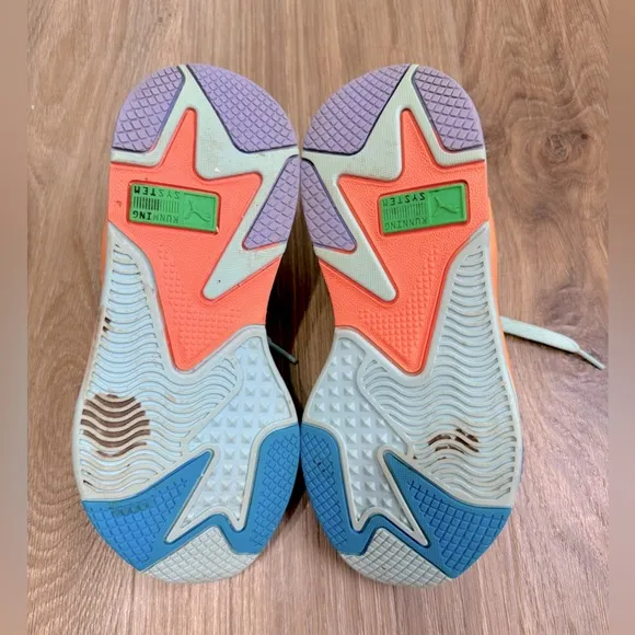 Puma RS-X Toys Bonnie Blue Women’s Size 6 Runner VTG Authentic Retro EUC