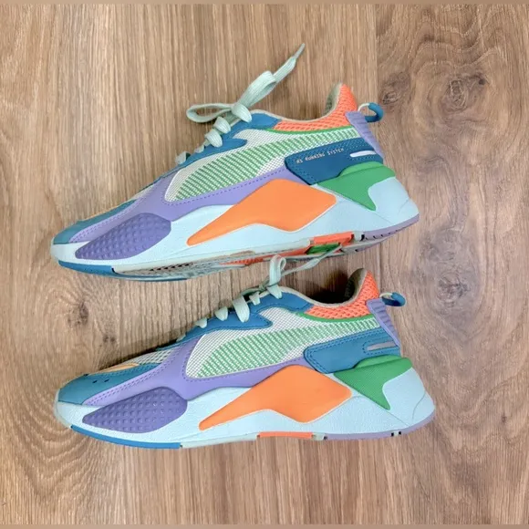 Puma RS-X Toys Bonnie Blue Women’s Size 6 Runner VTG Authentic Retro EUC