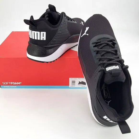 PUMA Sneakers Men's 11 PC Runner Activewear Shoes Breathable Athletic Black