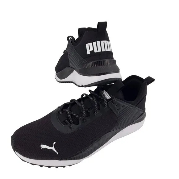 PUMA Sneakers Men's 11 PC Runner Activewear Shoes Breathable Athletic Black