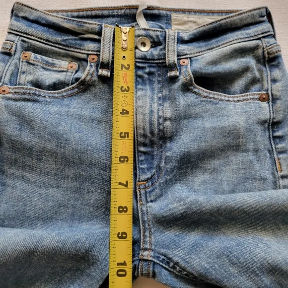 Rag &amp;‎ Bone Nina High Rise Ankle Cigarette Jeans Size 23