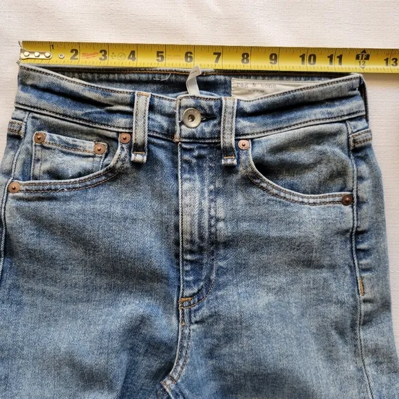 Rag &amp;‎ Bone Nina High Rise Ankle Cigarette Jeans Size 23