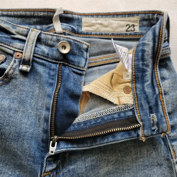Rag &amp;‎ Bone Nina High Rise Ankle Cigarette Jeans Size 23