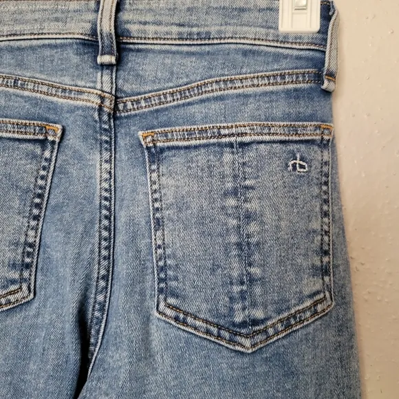 Rag &amp;‎ Bone Nina High Rise Ankle Cigarette Jeans Size 23