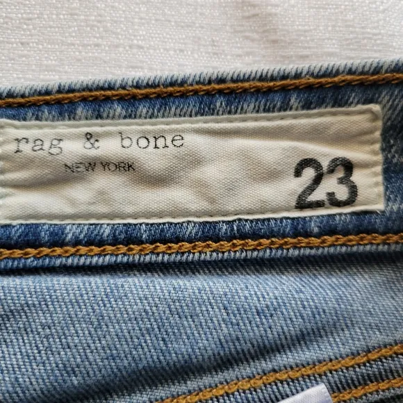 Rag &amp;‎ Bone Nina High Rise Ankle Cigarette Jeans Size 23