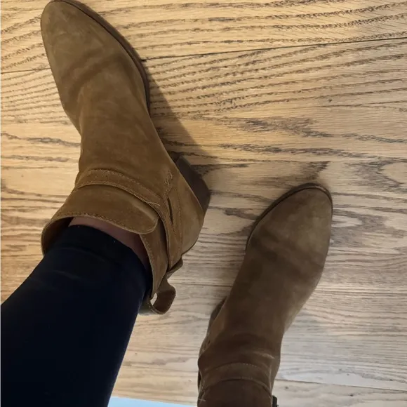 Rag &amp; Bone Tan Short Western Boots