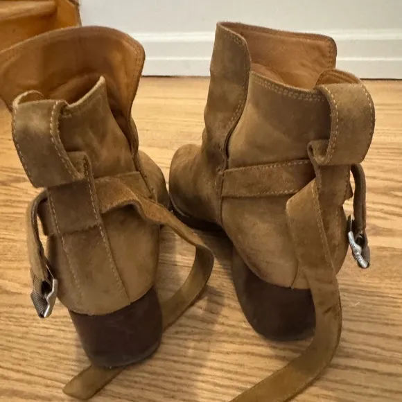 Rag &amp; Bone Tan Short Western Boots