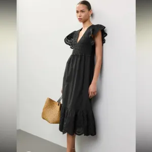 Rails Clementine Eyelet Midi Dress