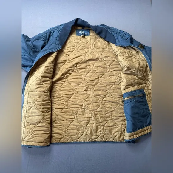 Ralph Lauren Bomber Jacket Men's XL Blue water repellent Coat