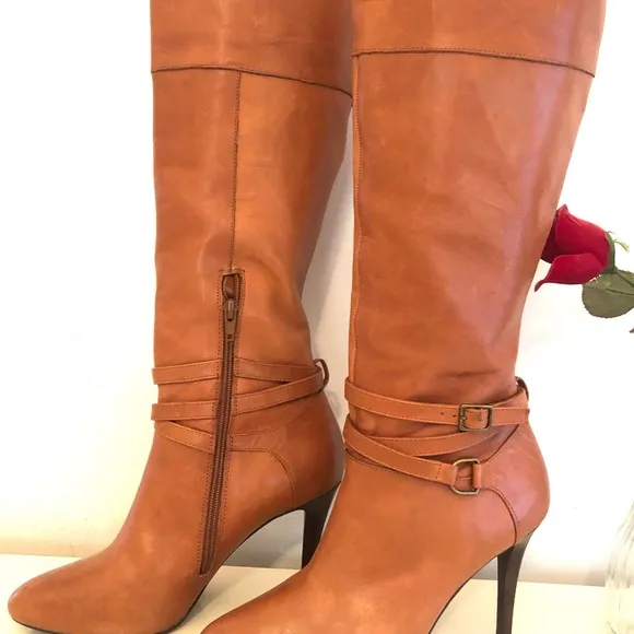 👢Ralph Lauren Tall Leather Dress Boots