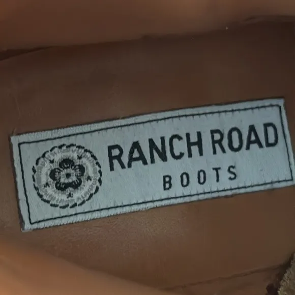 Ranch Road Agave Rand Brown Leather Short Ankle Boots