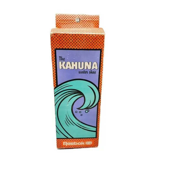 Rare 90S Reebok - The Kahuna Water Shoes - Black - New With Original Box - Men 6