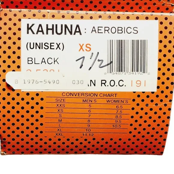 Rare 90S Reebok - The Kahuna Water Shoes - Black - New With Original Box - Men 6