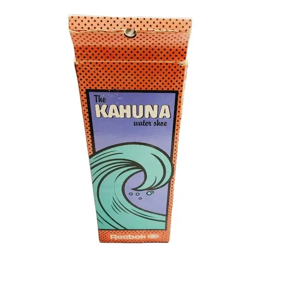 Rare 90S Reebok - The Kahuna Water Shoes - Black - New With Original Box - Men 6