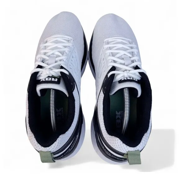 RBX Live Life Active Mens Running Sneaker  White Workout Performance Sz 10.5