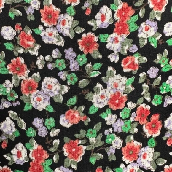 Rebecca Minkoff Alice A-line Multicolored Floral Ruffle Wrap Style Skirt Sz XS