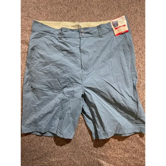 Reel Life Men's Blue (Real Teal) Riptide Fishing Shorts Size XL