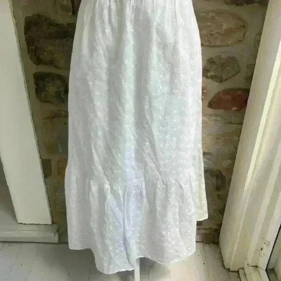 REFORMATION Heaven Sleeveless Ruffle Dress $248 White Women's 0