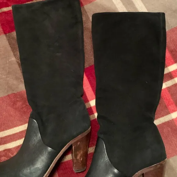 Revolve Splendid Black Tall Sullie Boots