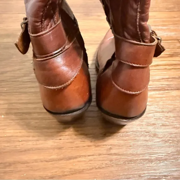 Rio Grande Western Tall Boots S16”xH2.5” EUC