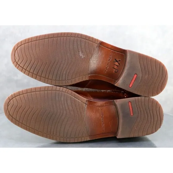 Rockport $120 Men's Lightweight Wingtip Dress Shoes Size 10.5 Brown CH3845