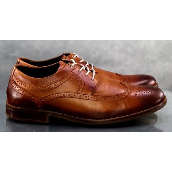 Rockport $120 Men's Lightweight Wingtip Dress Shoes Size 10.5 Brown CH3845