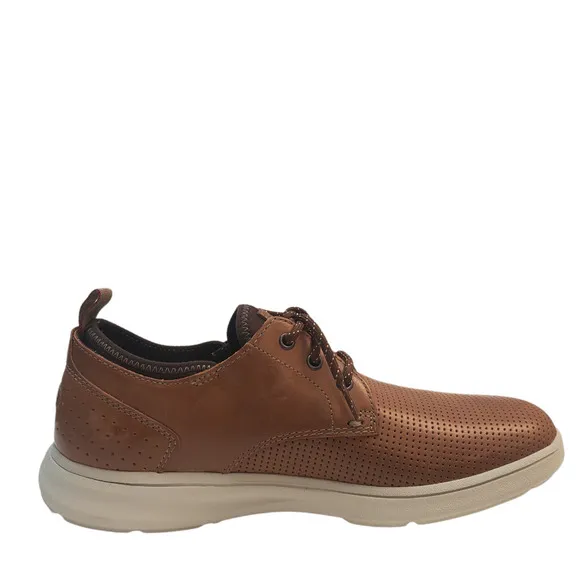 Rockport Men Casual Shoe Zaden Lightweight Leather Oxfords 8.5M Brown