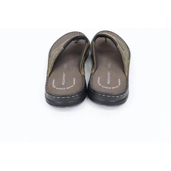 ROCKPORT MEN'S FLIP FLOP DARWYN THONG CH1708 SANDALS SIZE 11 Fits Narrow