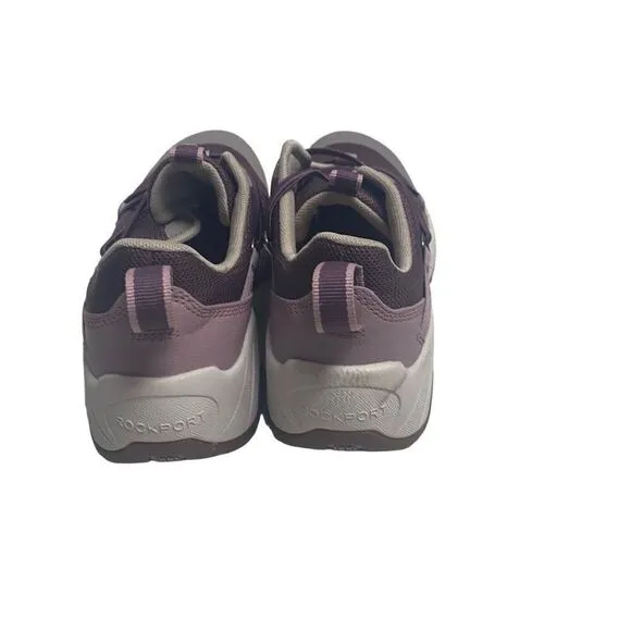 ROCKPORT Women’s Water Resistant Pull on Sneaker Tennis Shoes Purple Gray Size 7