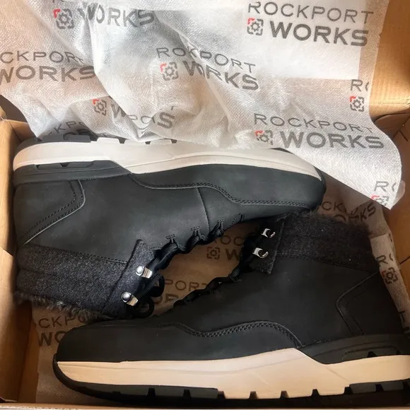 ROCKPORT Works Pulse Tech Women's CT Boot Size 8.5 Wide