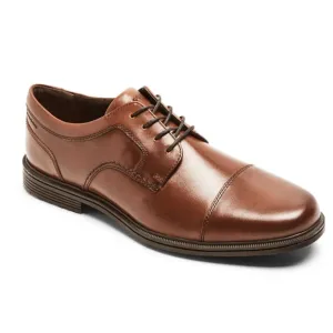 Rockport's leather Taylor Waterproof Cap Toe shoes in tan 15W