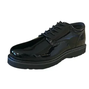 Rothco Mens Hi Gloss Black Uniform Oxford Heavy Duty Work Sole‎ Shoes Siz…