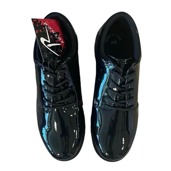 Rothco Mens Hi Gloss Black Uniform Oxford Heavy Duty Work Sole‎ Shoes Siz…