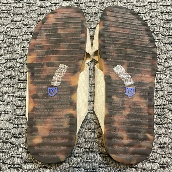 Rothy's The Weekend Slide Sandals Women’s Sz 9.5 Hemp Vacation Resort Beach Pool
