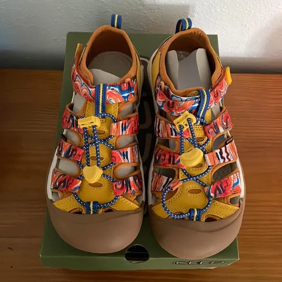 SALE! Youth Keen Newport H2 Orange Peel/Yellow Water Shoes