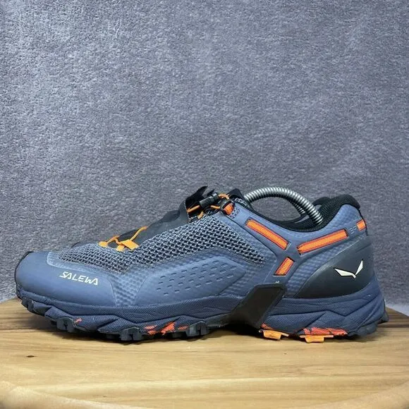 Salewa Ultra Train 2 Men's 10 Hiking Trail Running Gray Drawstring Breathable