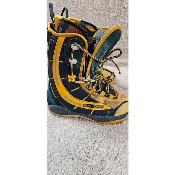 Salomon Malamute Unisex custom fit 3D Suede Snowboard Boots Sz 5.5 US EU 38