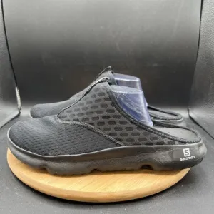 Salomon Reelax Slide 5.0 Men's Size 13 Sandals Black 412782 Comfort Lifestyle