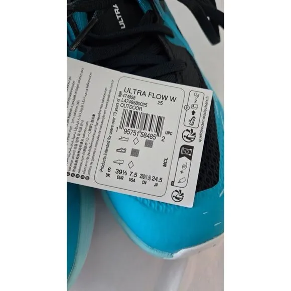 Salomon Ultra Flow Trail Running Shoes Size 7.5 Blue NEW