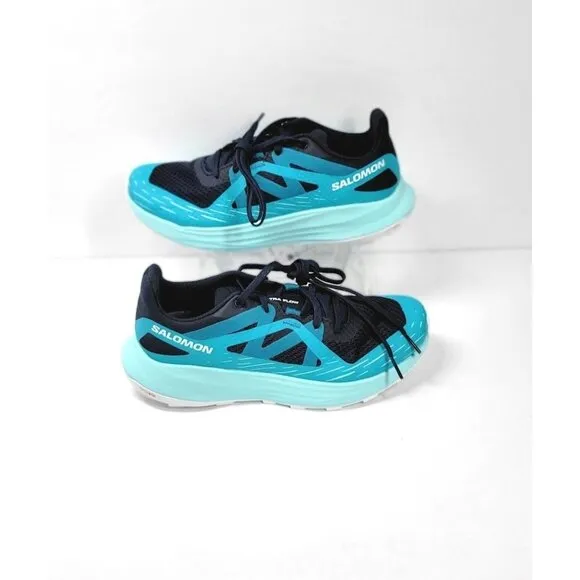 Salomon Ultra Flow Trail Running Shoes Size 7.5 Blue NEW