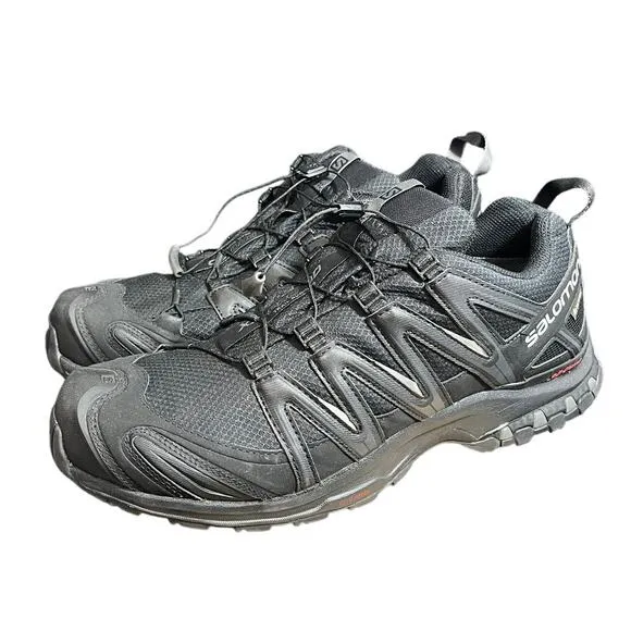 Salomon XA Pro 3D GTX Mens Sz 11 Hiking Shoes Black Gore-Tex Waterproof Trail