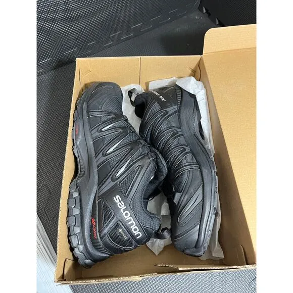 Salomon XA Pro 3D GTX Mens Sz 11 Hiking Shoes Black Gore-Tex Waterproof Trail